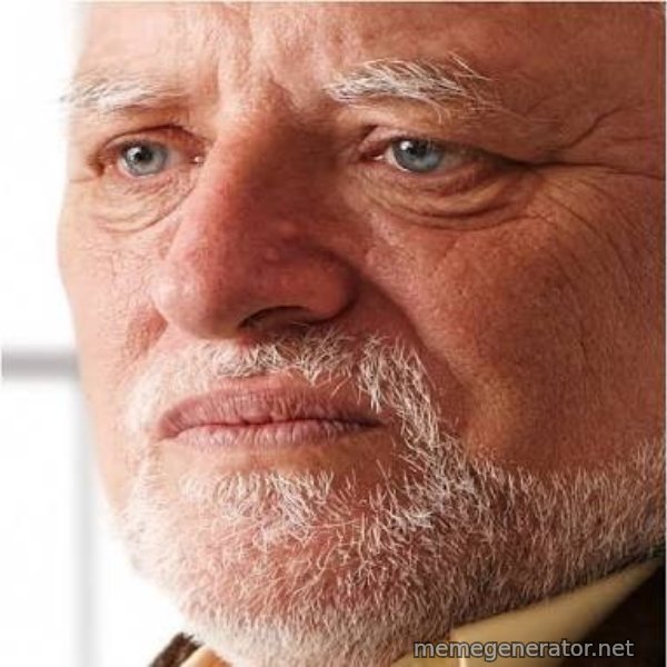 Harold, close up meme template