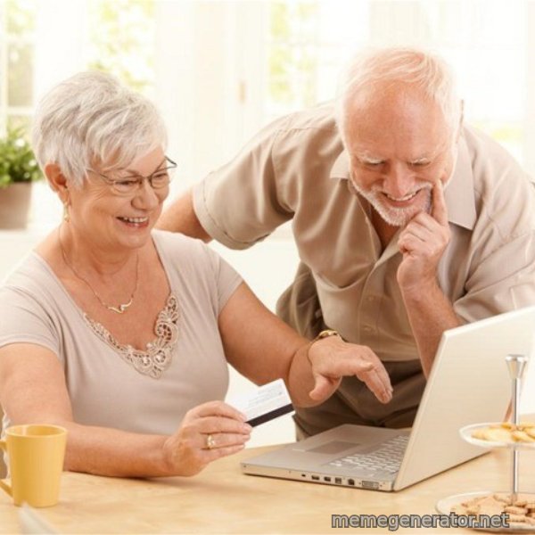Harold and His Wife meme template